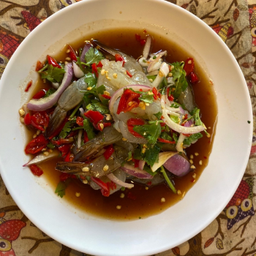 ยำกุ้งสด