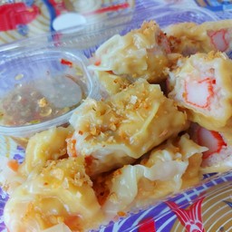 เกี๊ยวปูอัด+หมูเด้ง