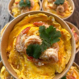 ไข่ข้นกุ้งกระเทียม