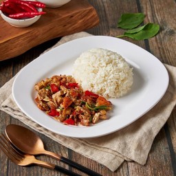 ข้าวกะเพราหมูแดง
