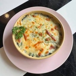 Baked Spinach with Cheese