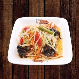 ส้มตำไทยใส่ปู