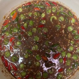 น้ำพริกกะปิถ้วยใหญ่ขนาด3ออนซ์