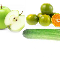 Cucumber + Orange +lime +green Apple