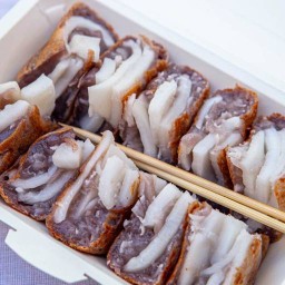 ขนมบ้าบิ่นโคตรมะพร้าว หลานสาวยายคำ สาขาปั๊มปตท.ปู่เจ้า-สำโรง