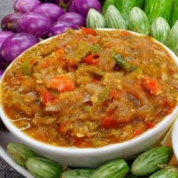 น้ำพริกขี้กาถ้วยใหญ่ขนาด3ออนซ์