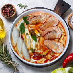 ต้มยำกุ้ง.น้ำข้น เห็ดรวม