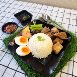 ข้าวซี่โครงหมูอบ