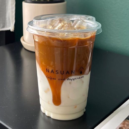 Salted caramel latte