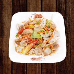 ยำเห็ดฟาง
