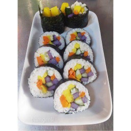 คิมบับผักล้วน 야채김밥 vagetables kimbap