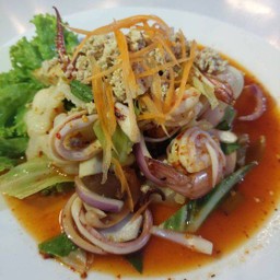 ยำเส้นแก้วรวมมิตร(เส้นเล็ก)