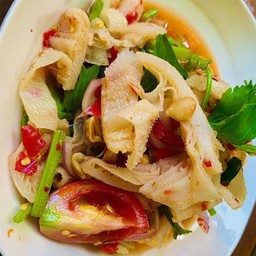 ยำผ้าขี้ริ้วขาว