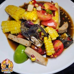 ตำข้าวโพดหมูยอ