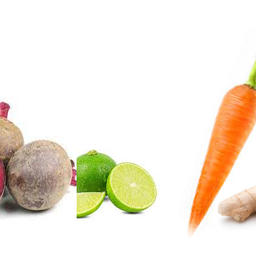 Ginger + Carrot + Beetroot +lime