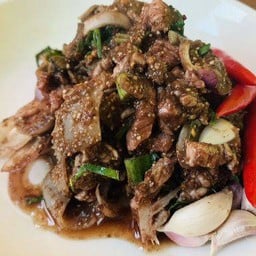 ลาบเนื้อสุก