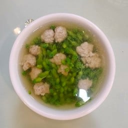แกงจืดดอกขจรหมูสับ