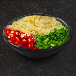 พริกกระเทียมต้นหอม