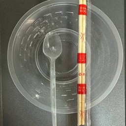 เพิ่ม เซ็ตถ้วย ตะเกียบ ช้อนพลาสติก 塑料餐具