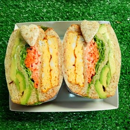 แซนวิชอะโวคาโด+ไข่คน