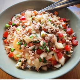 ข้าวไข่ดาวทรงเครื่อง
