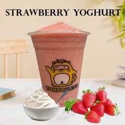 สตรอเบอร์รี่โยเกิร์ตปั่น