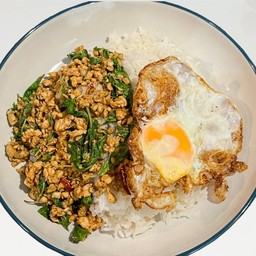 กะเพราไก่สับ