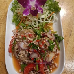 ยำวุ้นเส้นหมูสับ