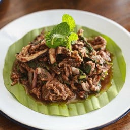ลาบเนื้อสุก