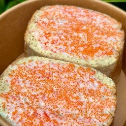 แซนวิชปูอัด+ไข่กุ้ง(พิเศษ)