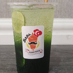 Lemonade green tea soda