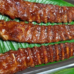 ซี่โครงหมูบาร์บีคิว ตลาดโสณ