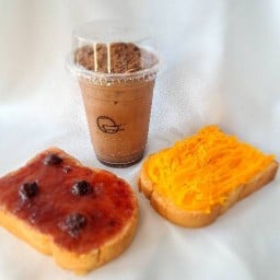 Taste Connection ( โกโก้นมสด ขนมปังปิ้ง)