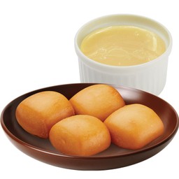 หมั่นโถวทอด+นมข้นหวาน