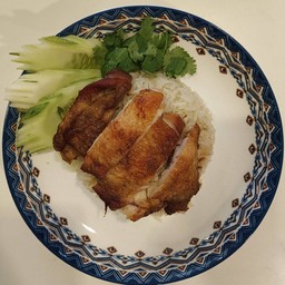 ข้าวมันไก่ย่าง