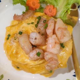 ข้าวไข่ข้นกุ้ง