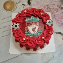 เค้กรูปภาพลิเวอร์พลู(รูปทานได้)