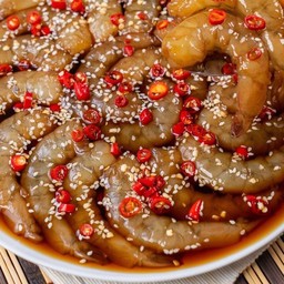 ร้านพาราไดซ์ ซีฟู้ด-ไข่หมึกย่างห่อใบตอง/เมี่ยงทะเล