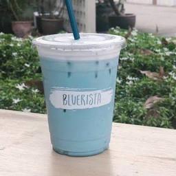 บลูเลม่อน นมสด (เย็น)