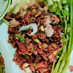 ลาบเนื้อดิบ