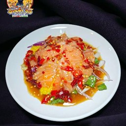 ยำเเซลม่อน L 120.-