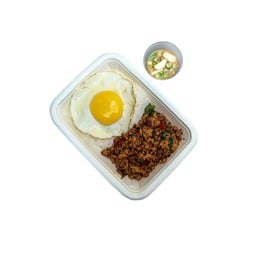 ข้าวกะเพราไก่สุดคุ้ม
