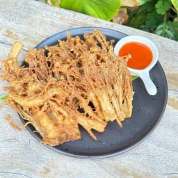 เห็ดเข็มทองทอด