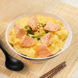 ข้าวไข่ข้นชีสแซลมอน