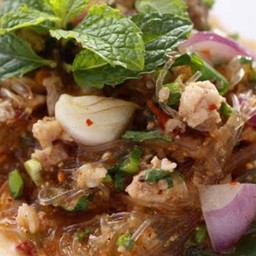 ลาบวุ้นเส้นหมูสับ