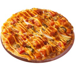 ชีสเบอร์เกอร์ ไก่ บางกรอบถาดเล็ก 7 นิ้ว [DMN]