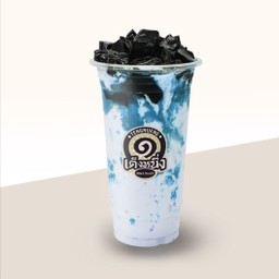 บลูฮาวายเฉาก๊วยนมสด