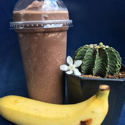 กล้วยสดโกโก้ปั่น