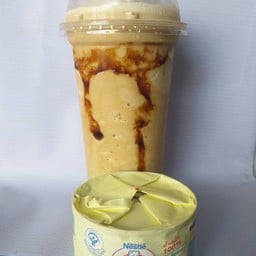 นมหมีปั่นบราวช์ชูก้า