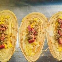 รวมมิตรแผ่นใหญ่ ไส้เค็ม 3 แผ่น 130 บาท